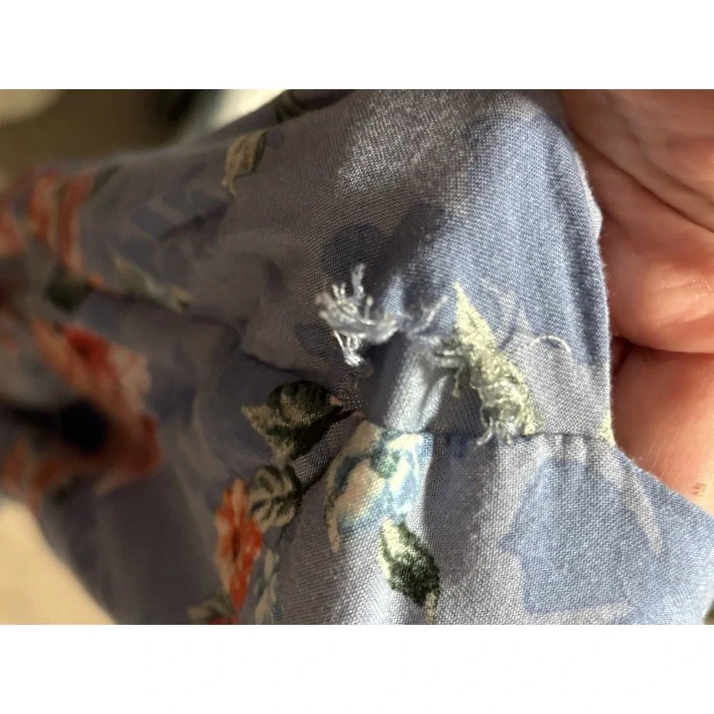 B.O.G Collective Maxi Dress Women's Large Floral Pattern Spaghetti Straps - Picture 8 of 9